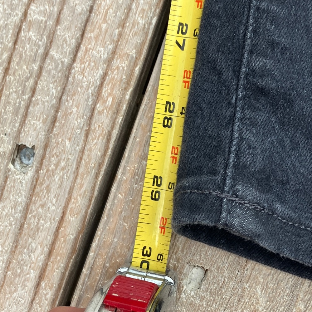 Slim Faded Black-Charcoal Gray Lynn Skinny Jeans — Stretch High-Rise Fit - Picture 7 of 7